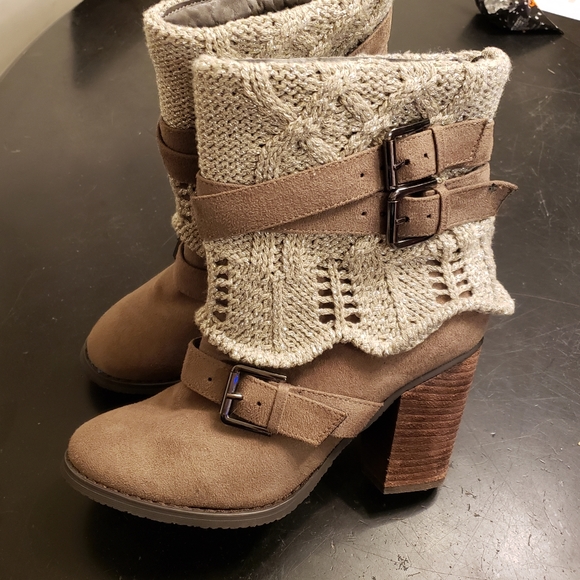🌞VENUS sweater boots cable knit - Picture 2 of 16